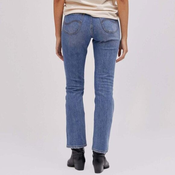 Lee x Daydreamer Size 29/28 High Rise Western Crop Bootcut Jeans - Picture 3 of 13